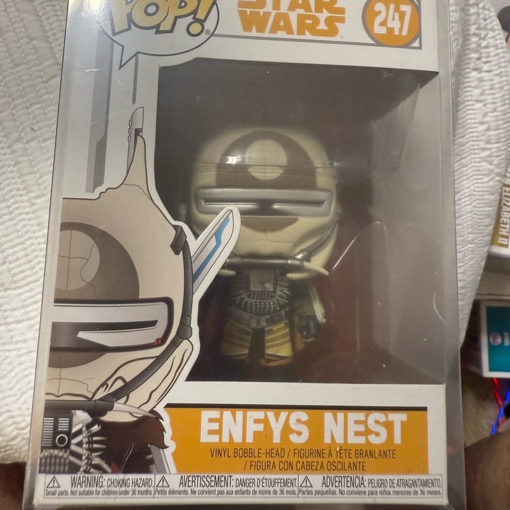 Funko Star Wars Enfys Nest 247 Box with Gray and White Design